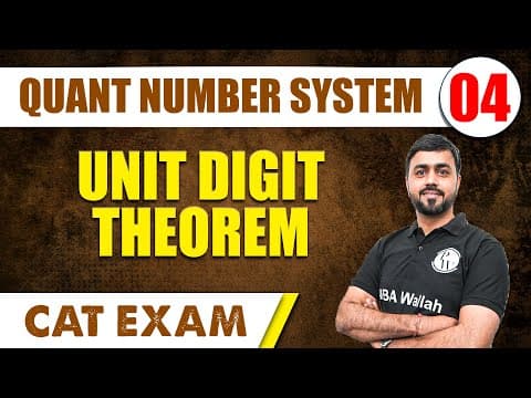 Unit Digit theorm