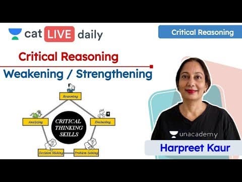 Weaking/strengthening the argument