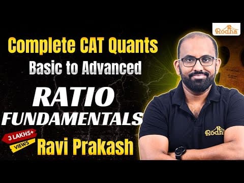 Ravi Prakash — Ratio and Proportion