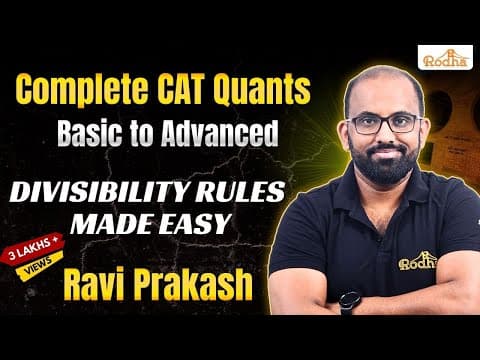 Ravi Prakash — Divisibility Rules