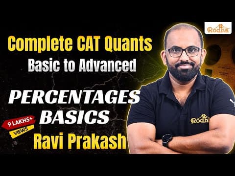 Ravi Prakash — Percentages